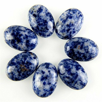 10Pcs 25x18x6mm Natural Old Sodalite Oval Cab Cabochon 10Pcs 25x18x6mm Natural Old Sodalite Oval Cab Cabochon