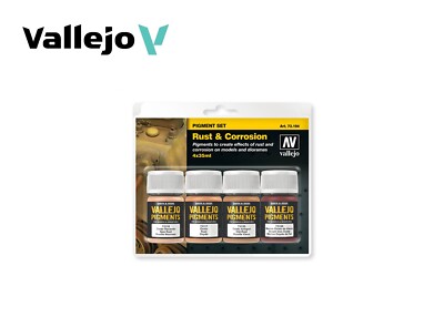 VALLEJO PIGMENT SET - ROST & KORROSION (4 X 35ML FLASCHEN) - 73.193