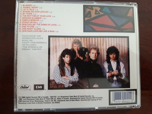 CD Simple Mission by Glass Tiger (Soft Rock, Arena Rock, AOR, Emi) con inserciones - Imagen 2 de 2