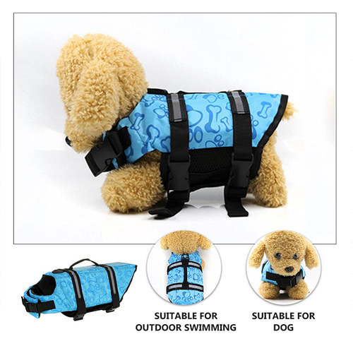 Adjustable Reflective Pet Life Jacket - Safety Vest for Dogs Water Activities - Picture 10 of 24