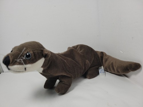 Vintage 19" Long Brown Otter Sea River Stuffed Plush Animal Roy by BJ Toy CO EUC - Picture 3 of 12