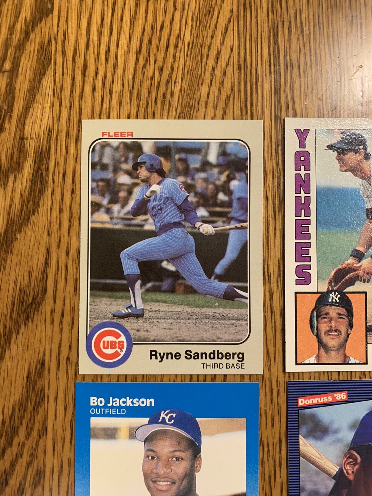 Baseball ROOKIE LOT (9) RC 1983 Gwynn Sandberg 1984 Mattingly 1985 LEAF Clemens - Picture 2 of 9