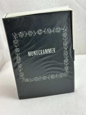 VINTAGE SEARS KENMORE MONOGRAMMER VINYL CASE SEWING BOXED SET