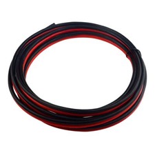10FT 10 AWG Gauge Electrical Wire Red Black Cable Copper Stranded Auto 2 Wire...