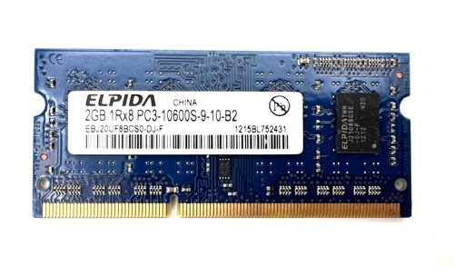 Elpida 4gb (2x 2GB) 1RX8 PC3-10600S DDR3 SDRAM SO-DIMM Memory - Picture 2 of 6