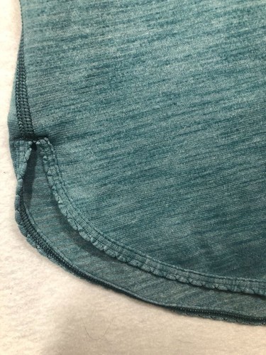 Lululemon 105 F Singlet Tank Top Heathered Desert Teal Green Women's Size 6 - Picture 6 of 7