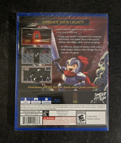 Rogue Legacy for PlayStation 4 / PS4 Limited Run - Picture 2 of 2