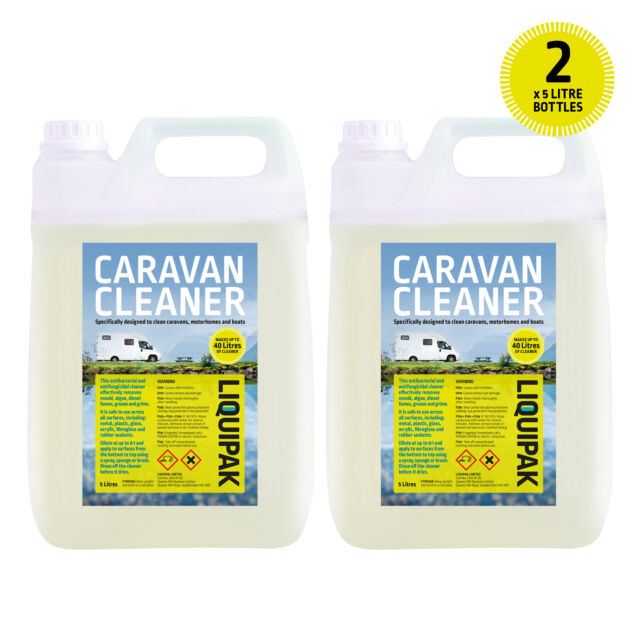 Liquipak Concentrated Caravan Cleaner 2x5L - Motorhome Camper Van Cleaner Liquipak Concentrated Caravan Cleaner 2x5L - Motorhome Camper Van Cleaner