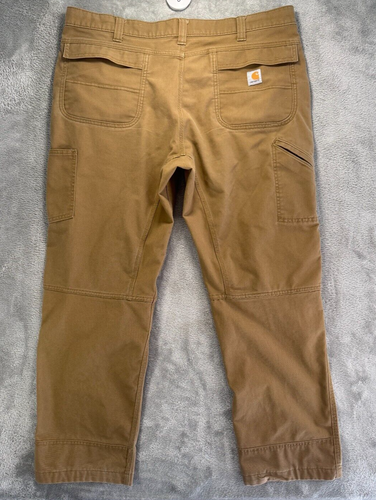 CARHARTT Pants 40x31* Brown Relaxed Fit Full Swing Duck Cryder Canvas 101709 - Picture 6 of 12