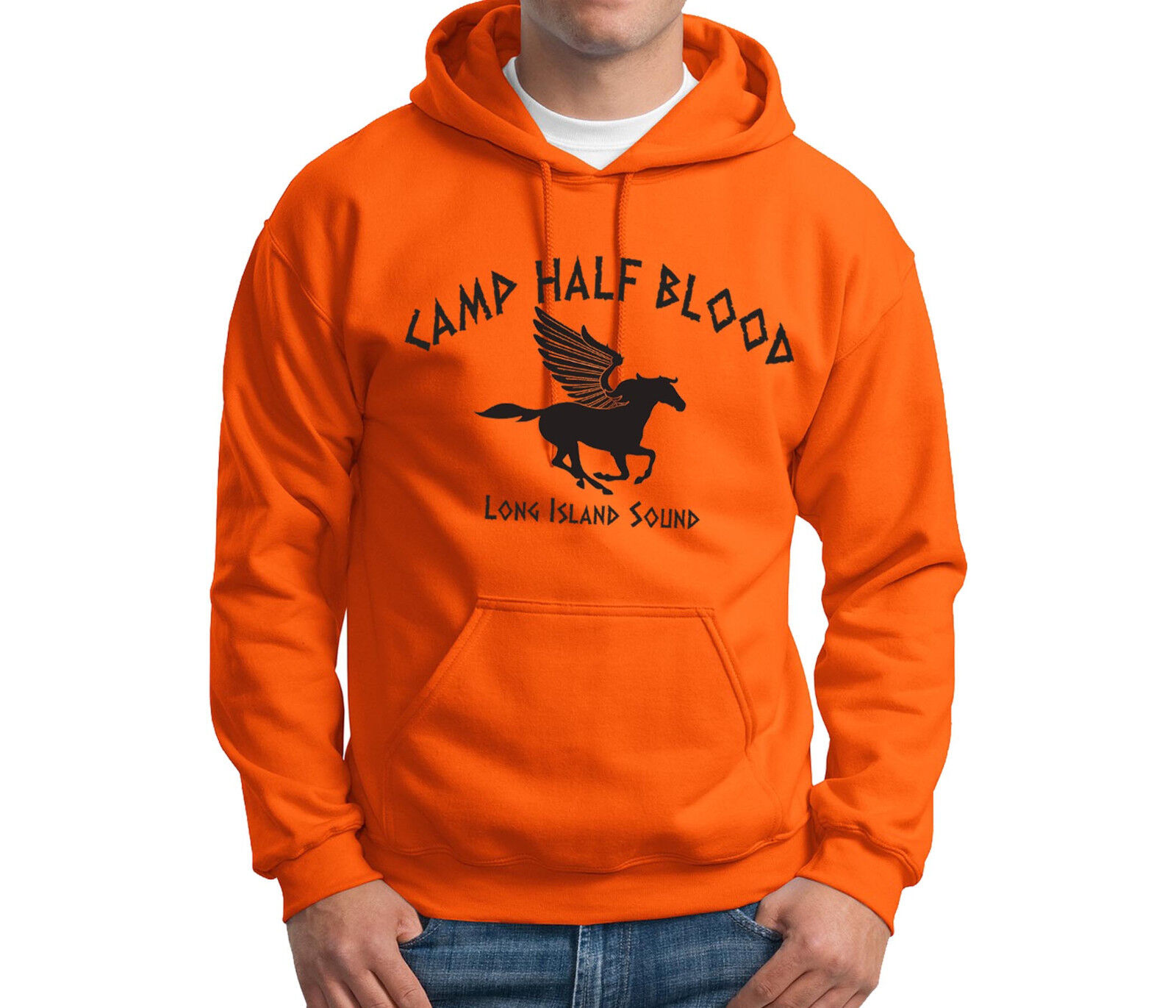  Today Sale Camp Half Blood Halloween T Shirt Movie Percy  Jackson for Him or Her Fans Orange : Clothing, Shoes & Jewelry