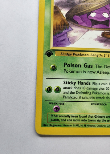 Grimer - 57/82 - 1. Edition Team Rocket Vintage Pokemon Karte - NM - Bild 4 von 10