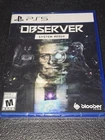 New ListingObserver: System Redux - PS5 - New