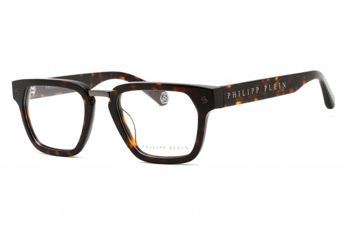 PHILIPP PLEIN VPP055W 0722 Eyeglasses Shiny Dark Havana Frame 51mm - Picture 1 of 4