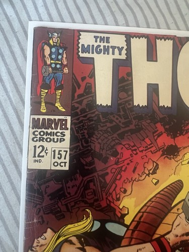 The Mighty Thor 157 Marvel Comics 1968 Ragnarok - Imagen 2 de 11