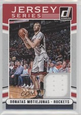 2016-17 Panini Donruss Jersey Series Donatas Motiejunas #18