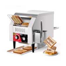 PYY Commercial Toaster Conveyor 150slices/h - Restaurant Toaster for Bun Bage...