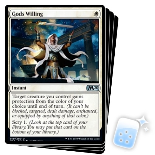 GODS WILLY X4 Core Set 2020 M20 Magic MTG MINT CARD - Bild 1 von 1