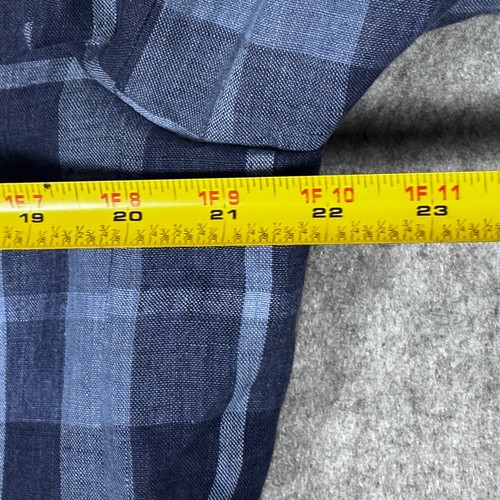 Lauren Ralph Lauren Leinenmischung Blazer Herren Größe 44” Brustumfang Blau Kariert Preppy - Bild 4 von 6