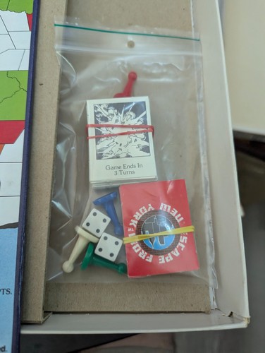 ESCAPE FROM NEW YORK Board Game by TSR Games 100% COMPLETE 1981 VINTAGE - Picture 19 of 20