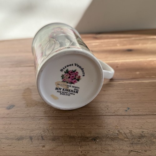 Roy Kirkham Vintage Fine Bone China Street Vendors Mug Made in England 1991 - Picture 13 of 24