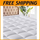Full XL Cooling Mattress Protector - Breathable Design with Deep Pocket Fit