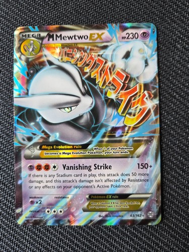 M Mewtwo EX 63/162 XY BREAKthrough Pokemon card TCG *READ DETAILS*