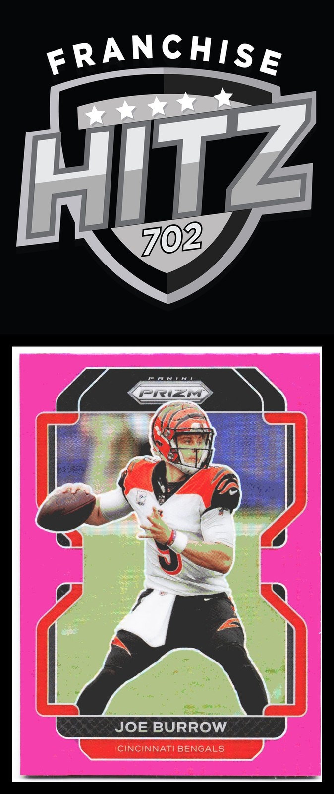 2021 Panini Prizm Pink #273 Joe Burrow