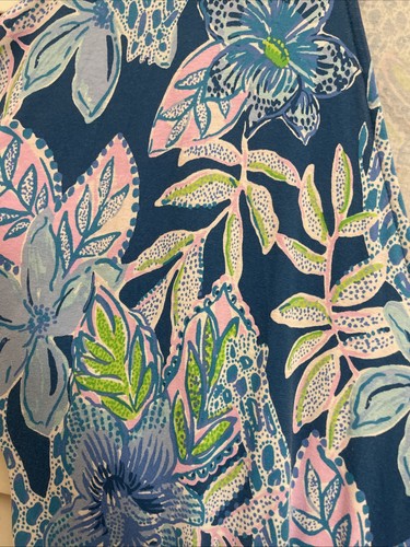 Lilly Pulitzer Merrick Jumpsuit Small Macau Blau Tall Me About It Neu mit Etikett DR-1728 - Bild 4 von 15