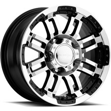4 Wheels 17" 375 Warrior 17x8.5 6x135 Gloss Black 25ET 87.1CB (375H7836GBMF25)