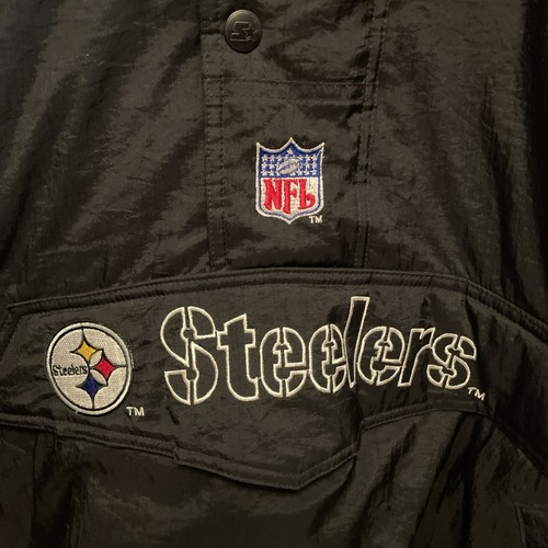 Giacca Vintage Pittsburgh Steelers Uomo Grande NFL Football Starter Pro Line Ottime Condizioni - Foto 3 di 11