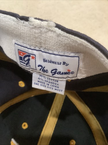 US United States Naval Academy NAVY Midshipmen THE GAME A-Flex Stretch Hat Cap - Picture 15 of 15