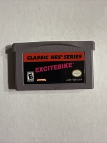 Excitebike Classic NES Series (Gameboy Advance GBA) Game Only - Tested & Working