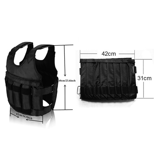 High Density Oxford Fabric Vest 50KG Max Adjustable Empty Design - Picture 15 of 17