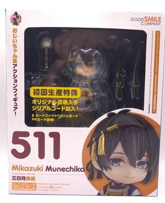 Nendoroid 511 Mikazuki Munechika Touken Ranbu New Japan 1st Ed Promo Card G