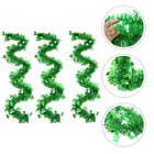 3 Pcs Creative Patrick's Day Festooning Plastic Hanging Adornments (Green)