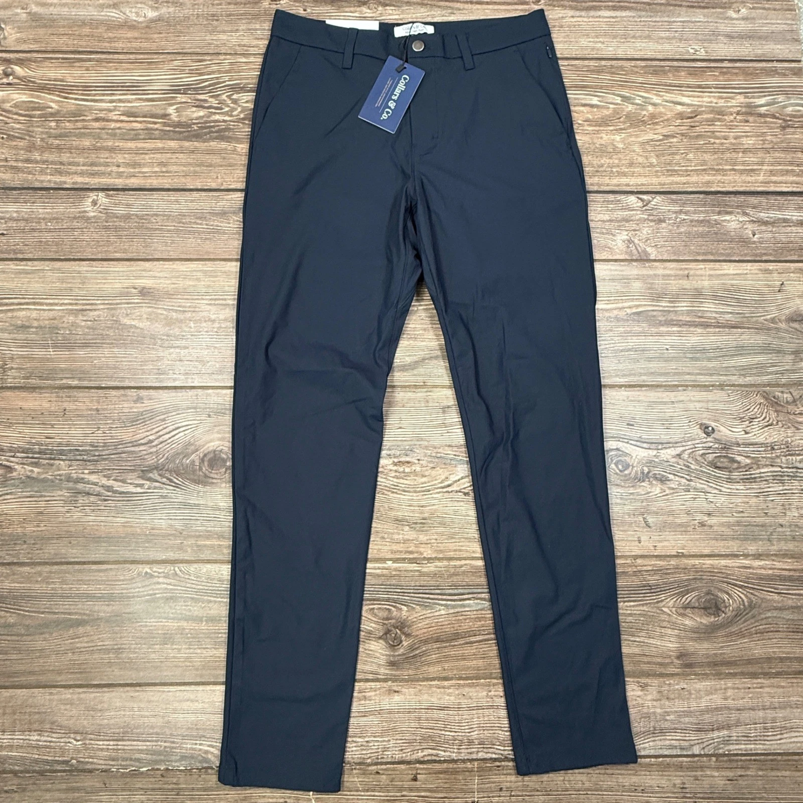 Collars & Co Mens Size 30x32 Apex Tech Pant Navy Blue Stretch Performance NEW