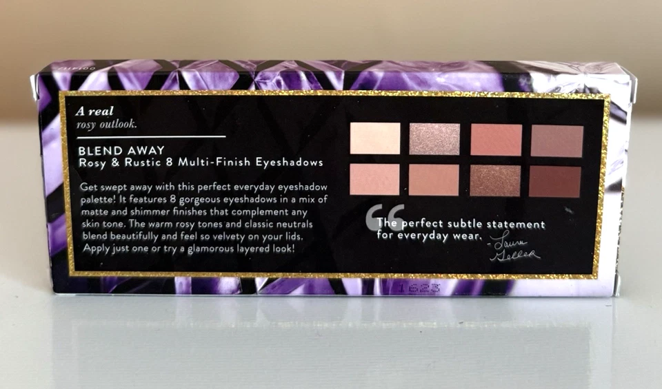 LAURA GELLER BLEND AWAY 8 EYESHADOW PALETTE (ROSEY & RUSTIC) NEW - Image 2 of 3