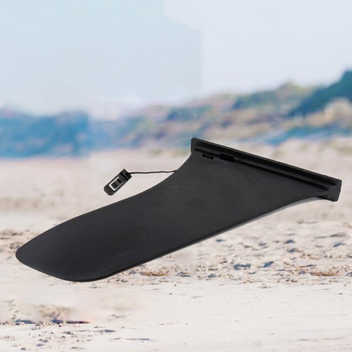 Tavola da Surf Pinna Attrezzatura Surf Tail Fin Sport Acquatici Nero Paddle Timo - Photo 7/12
