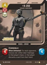 K-2SO Cassian's Counterpart (Star Wars Unlimited) Normal