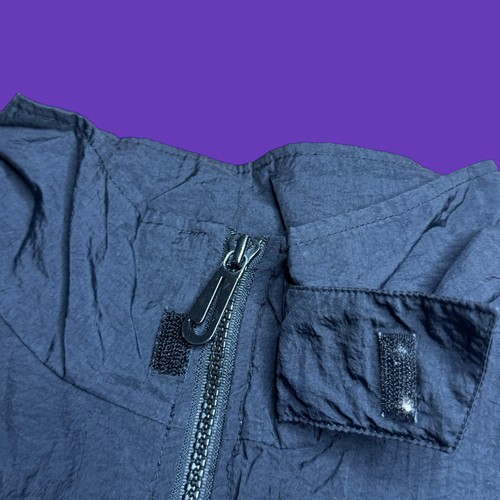 De Colección Nike Chaqueta con Cremallera Para Hombres Grande Swoosh Cortavientos Cuello Atlético Años 90 - Imagen 8 de 14