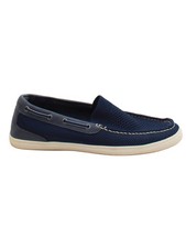 Aldo Men's Shoes UK 8 Blue Other with Faux Leather Boat Shoe