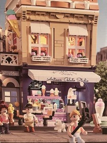 Gelato Store Building Lego Brick SetModel F9078