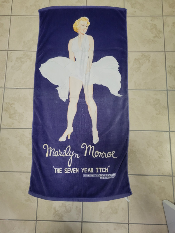 Vintage Marilyn Monroe Beach Towel