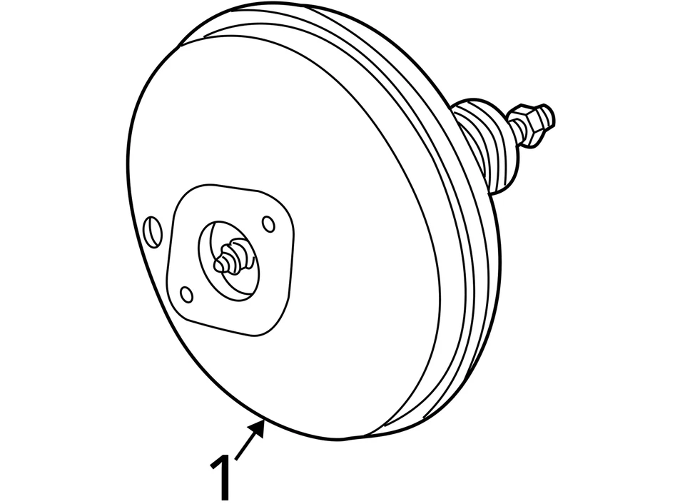 Power Brake Booster With Ceramic Brakes Fits 97-04 09-12 PORSCHE BOXSTER 854595 Foto 3 de 4
