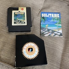 Solitaire Nintendo NES Game W Instructions American Video Entertainment Sleeve