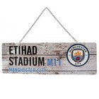 Manchester City FC - Rustic Garden Sign - New Metal Signs - S300z