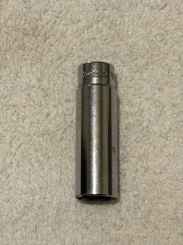 Snap On STM14, 7/16", 1/4" Drive, 6 Point Deep Chrome Socket