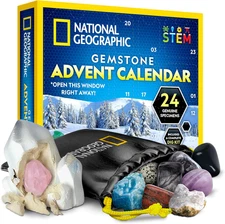 NATIONAL GEOGRAPHIC Gemstone Advent Calendar - 2025 Christmas Countdown Calendar