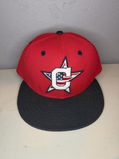 Cleveland Guardians New Era 59Fifty Men’s 7 1/2 Fitted Hat Fourth Of July Logo
