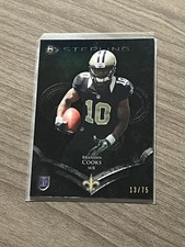 BRANDIN COOKS Rookie RC #29 - 2014 Bowman Sterling Football BLACK REFRACTOR /75